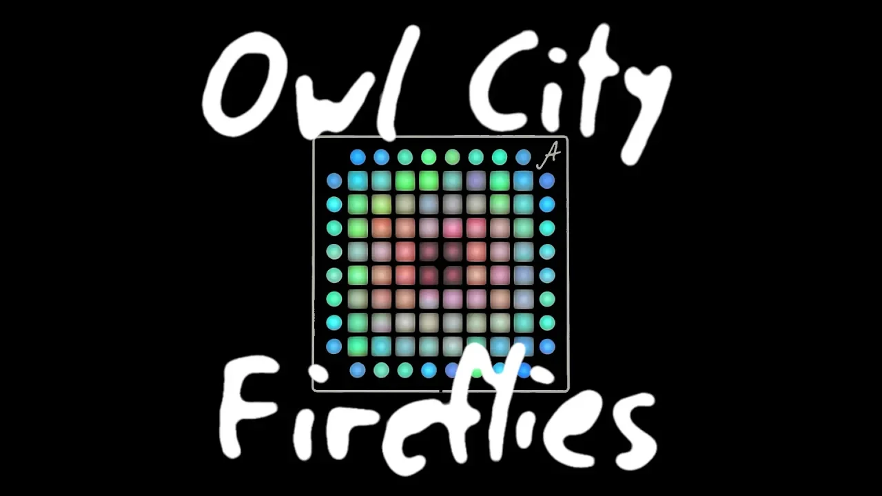 Owl City Fireflies auf einem Launchpad Pro